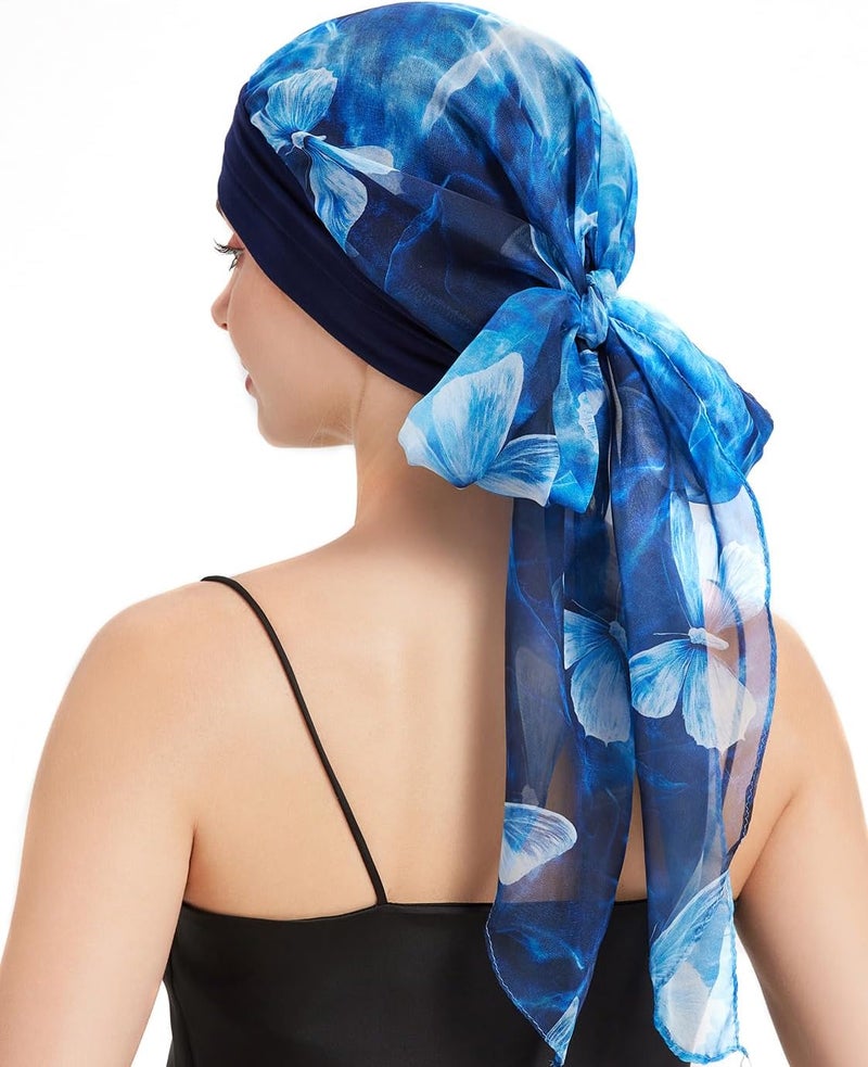 FADACHY Chemo Headwear for Women Full Coverage Head Scarf Hair Wrap Head Covering for Cancer Chemotherapy Patients, Hair Loss - Image 2